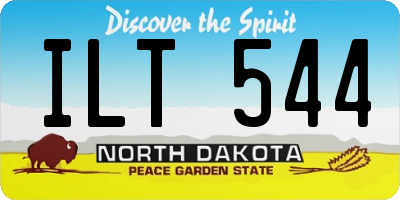 ND license plate ILT544
