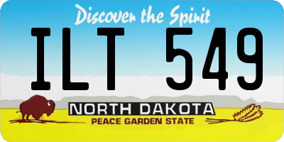 ND license plate ILT549