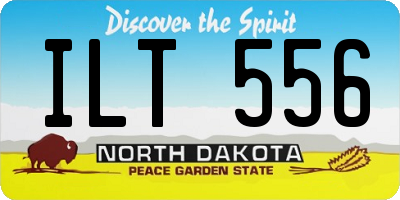 ND license plate ILT556