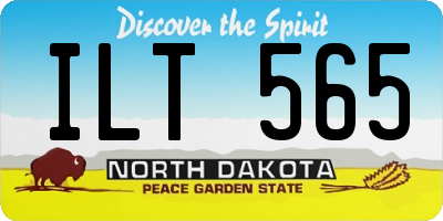 ND license plate ILT565