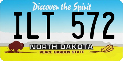 ND license plate ILT572
