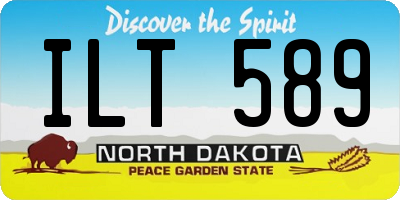 ND license plate ILT589