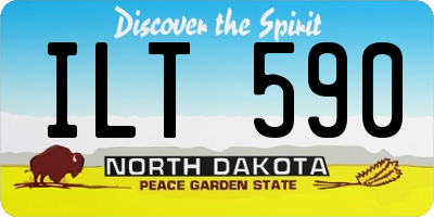 ND license plate ILT590