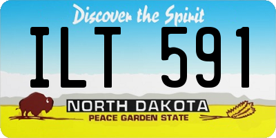 ND license plate ILT591