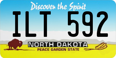 ND license plate ILT592