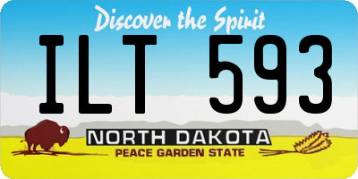 ND license plate ILT593