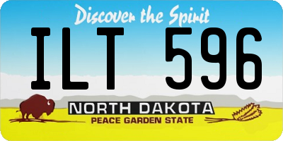 ND license plate ILT596