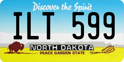 ND license plate ILT599