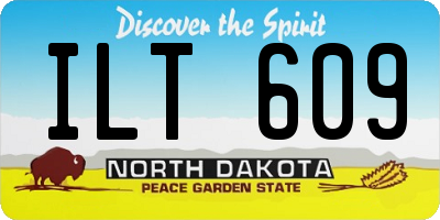 ND license plate ILT609