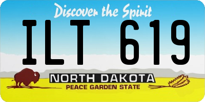 ND license plate ILT619