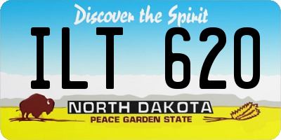 ND license plate ILT620