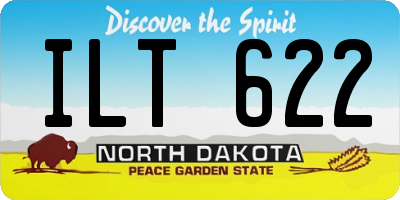 ND license plate ILT622