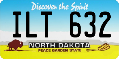 ND license plate ILT632
