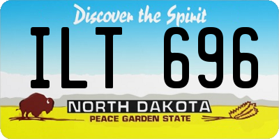 ND license plate ILT696