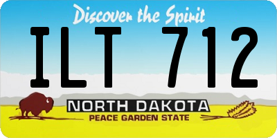 ND license plate ILT712