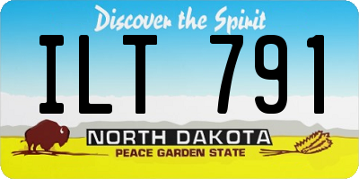 ND license plate ILT791