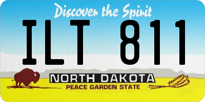 ND license plate ILT811