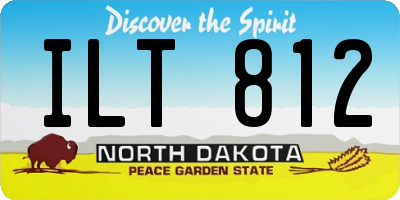 ND license plate ILT812