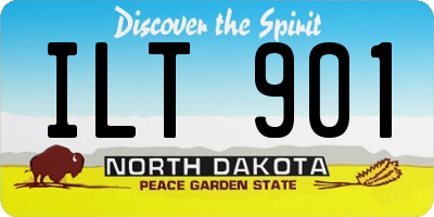 ND license plate ILT901