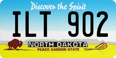 ND license plate ILT902