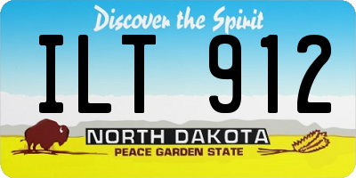 ND license plate ILT912