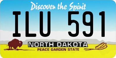 ND license plate ILU591