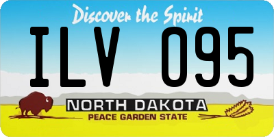 ND license plate ILV095