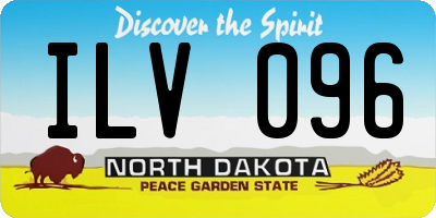 ND license plate ILV096