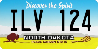 ND license plate ILV124