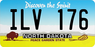 ND license plate ILV176