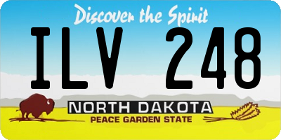 ND license plate ILV248