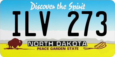 ND license plate ILV273