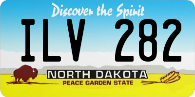 ND license plate ILV282