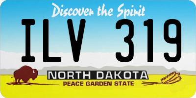 ND license plate ILV319