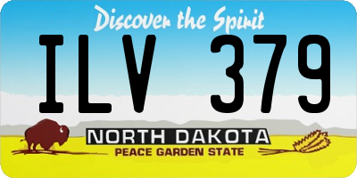 ND license plate ILV379