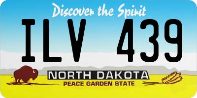 ND license plate ILV439