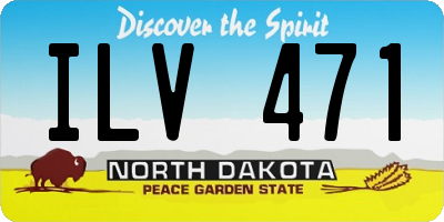 ND license plate ILV471