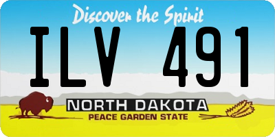 ND license plate ILV491