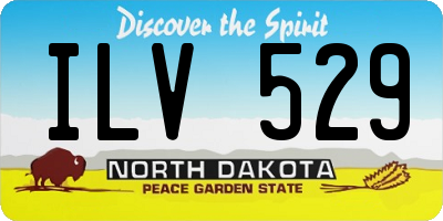 ND license plate ILV529