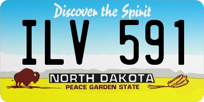 ND license plate ILV591