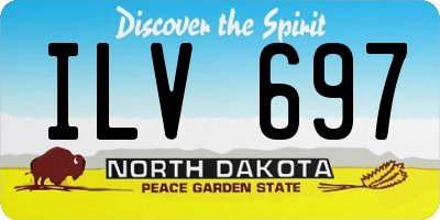 ND license plate ILV697