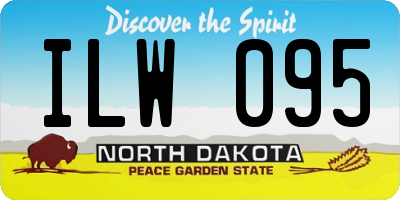 ND license plate ILW095