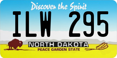ND license plate ILW295
