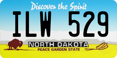 ND license plate ILW529