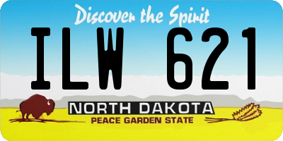 ND license plate ILW621