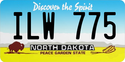 ND license plate ILW775