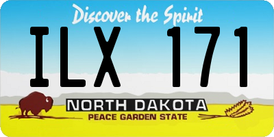 ND license plate ILX171