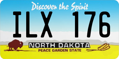 ND license plate ILX176