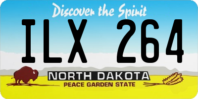 ND license plate ILX264