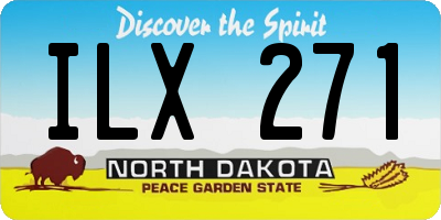 ND license plate ILX271